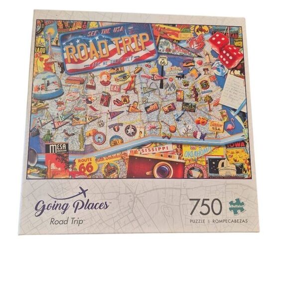 Buffalo Games Going Places Road Trip 750 pc Jigsaw Puzzle - Picture 6 of 8